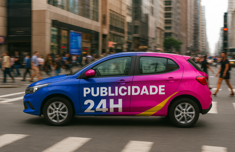 Publicidade 24h por dia: como a plotagem transforma seu carro em vendedor silencioso